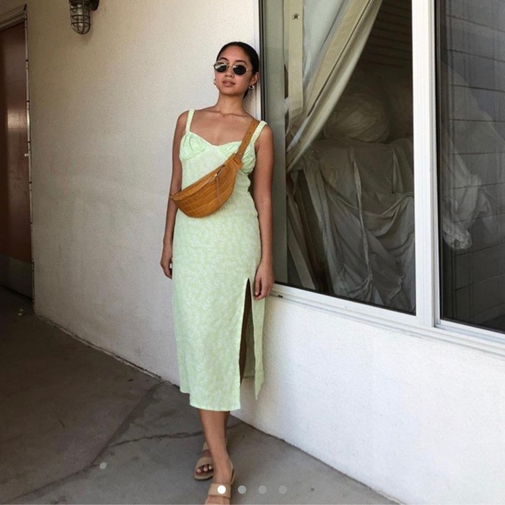 With Jean Green Dress